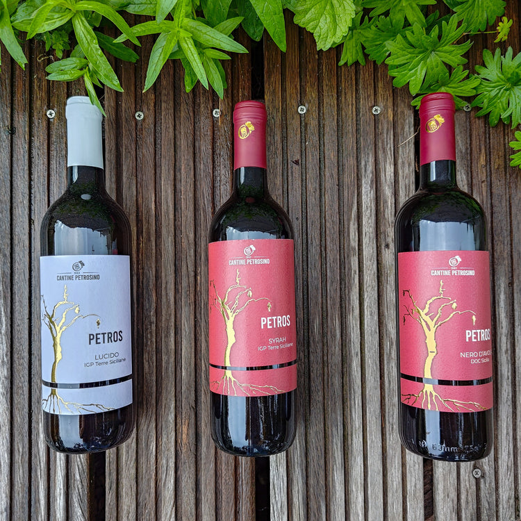 Petros Nero D'Avola 2021 Vang Đỏ Sicily Italy 🇮🇹