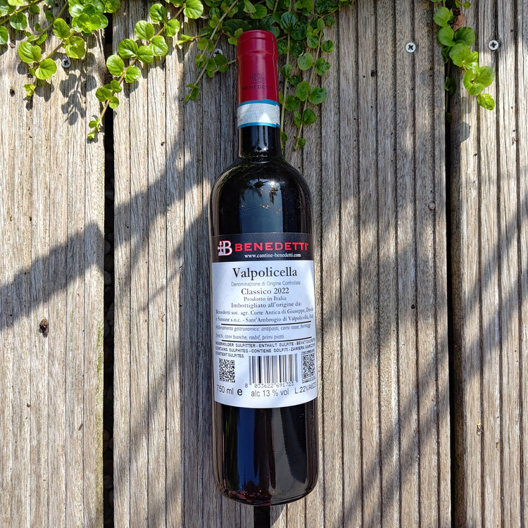 Benedetti Valpolicella Classico 2022 Vang đỏ Italy 🇮🇹