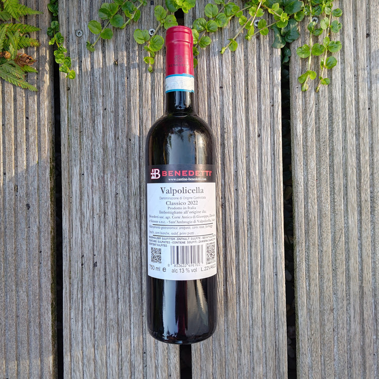 Benedetti Valpolicella Classico 2022 Vang đỏ Italy 🇮🇹