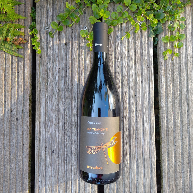 150 TRAMONTI Primitivo Salento IGT 2021 Vang Đỏ Organic Italy 🇮🇹