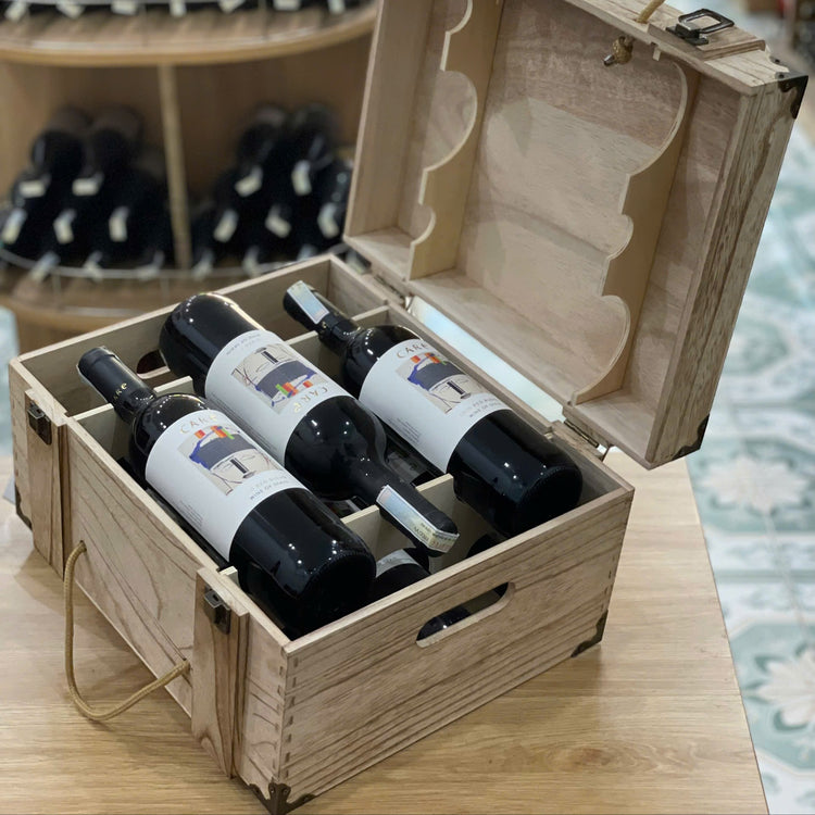 Hộp Quà Tặng 6 Chai Care Trio Red Blend Vang Ngọt Tây Ban Nha