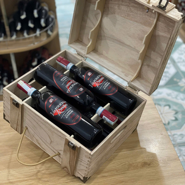 Hộp Quà Tặng 6 Chai Valpolicella Ripasso Classico Superiore Vang Đỏ Italy