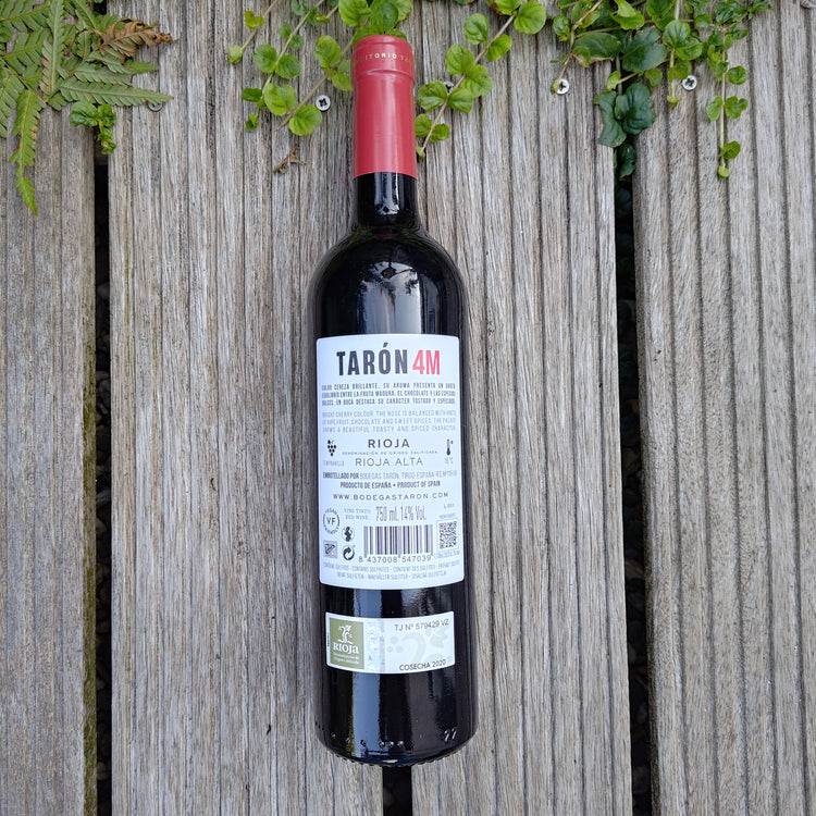 TARÓN 4M 2020 Vang Đỏ Rioja Alta Tây Ban Nha 🇪🇸
