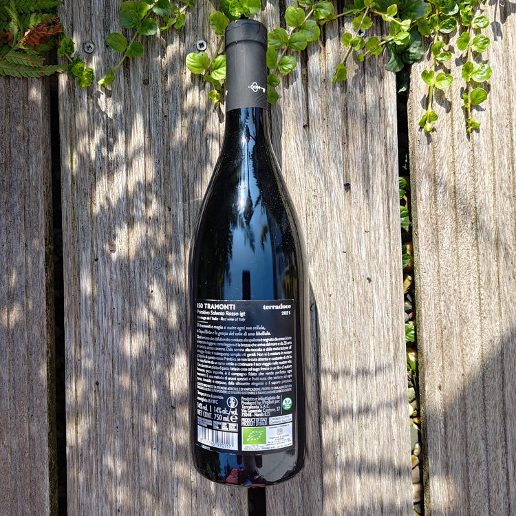 150 TRAMONTI Primitivo Salento IGT 2021 Vang Đỏ Organic Italy 🇮🇹